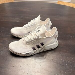 Adidas White and Black Athletic Shoes